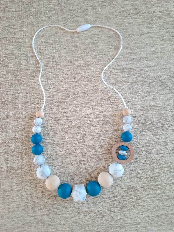 1-8 (2) Collier d'allaitement, de portage et de dentition