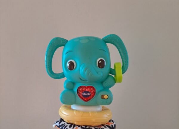 118-1 (2) Nino, éléphanteau empilo 3 en 1 - 6/36m